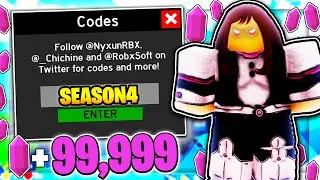 ALL 41 NEW SEASON 4 ANIME FIGHTING SIMULATOR CODES - Anime Fighting Simulator Codes (Roblox)