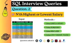 SQL Interview questions & Answers | Part-2