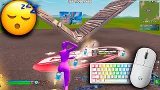 ASMR 😴 1v1 CLIX Build fight gameplay (Fortnite KBM ASMR)