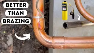 Ditch Brazing. Learn To Use Staybrite 8 Soft Solder For HVAC Copper Lines