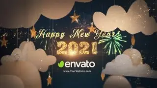 Videohive Happy New Year 2021 Paper Greetings 29284932 Free Download