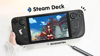 Steam Deck 512GB unboxing + upgrading | 3TB |  | Hogwarts Legacy | Genshin | accessories JSAUX