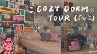 A cozy dorm tour! (art school/calarts) ☁️🎨