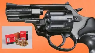 Револьвер Бульдог от KURS S тест зелеными и желтыми hilti