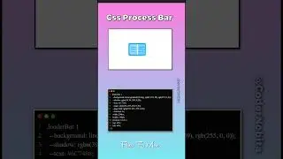 How To Create Loading Bar Html and CSS | Html And Css Process Bar 