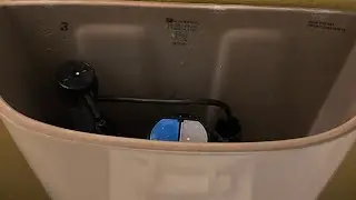 Glacier Bay toilet, water continuously running in the tank after flushing (fixed)