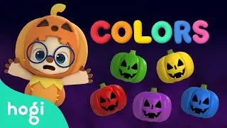 Boo! Learn Colors with Halloween Pumpkin | Halloween Songs | Nursery Rhymes | Hogi Kids Songs