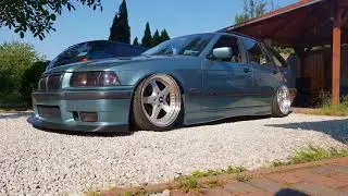 Bagged BMW E36 Touring M52B25 Airride suspension