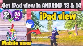 How to apply iPad view (3.1 update)🔥 in BGMI/PUBG | Android 13,14 ipad view not working problem fix 