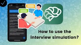How to use the interview simulation feature on Ask AI - Chat & Get Answers?