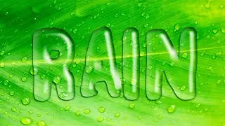 How To Create Water Text Effect in Photoshop | Photoshop Text Effects 