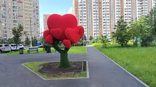 г. Москва, район Некрасовка, улица Недорубова, д.20, корп. 1. Благоустройство 11 квартала.