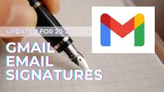 Custom GMail EMail Signatures | Nov 2020