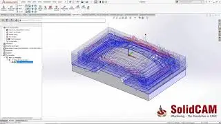 SolidCAM - 3D HSR (Desbaste Contorno)