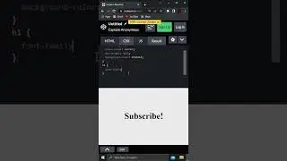 Create a Banner Text with HTML and CSS in less than one minute #shorts