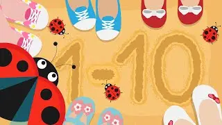 Вчимося рахувати до 10! Цифри для самих маленьких! Розвиваючі мультфільми для дітей