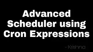 UiPath: Advanced Scheduler using Cron Expressions