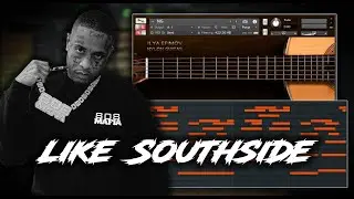 How To Make Bouncy Guitar Beat Like Southside For Polo G "Hood Poet" [WHEEZY, Pyrex] | FL Tutorial