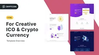 Cryptocoin- Creative ICO and Cryptocurrency HTML Template (Template Overview)