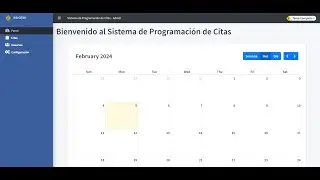 ✅Sistema Para Programar Citas con Calendario + Código Fuente 2024