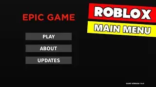 How to make a Main Menu - Roblox Scripting Tutorial