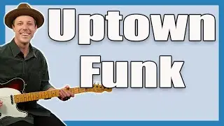 Uptown Funk Guitar Lesson (Bruno Mars)