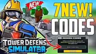 *NEW UPDATE* TOWER DEFENSE SIMULATOR ROBLOX CODES 2024 ! TOWER DEFENSE CODES 2024 !