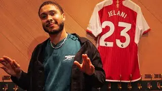 Jelani Blackman performs at Emirates Stadium