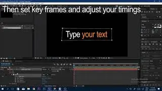 Type-On Text Effect (After Effects Tutorial)