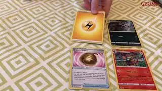 Coffret Pokémon Phyllali-Vstar - Ouverture Opening de la boite et des sachets booster