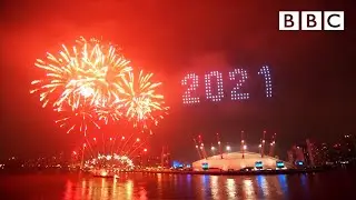 London's 2021 fireworks 🎆 Happy New Year Live! 🔴 BBC