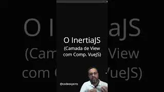 O que é o InertiaJS no Laravel 10 #laravel #inertiajs #shorts