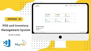 POS and Inventory Management System in VB.NET and MySql database - Part 7 | VB.NET Tutorial