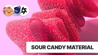 Create a Procedural Sour Candy Texture with Octane for C4D | A Happy Toolbox Tutorial