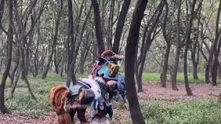 Centaur warrunner iceplain ravanger cosplay walking test