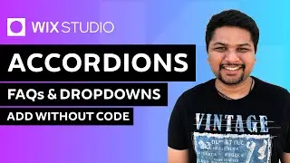 Accordions in Wix Studio | Wix Studio Tutorial