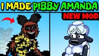 Friday Night Funkin New VS Pibby Amanda The Adventurer | I Made Corrupted Amanda (FNF/Mod/Pibby)