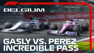 Pierre Gasly’s Sensational Overtake Through Eau Rouge | 2020 Belgian Grand Prix