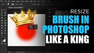 Change BRUSH size in Photoshop CC Like a King