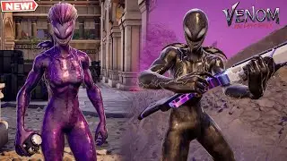 Fortnite SHE-VENOM & AGONY Skins GAMEPLAY! (Symbiotes Cup FREE Skins)