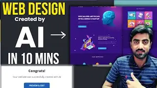 AI Web Design tutorial | How to Create a Website using Artificial Intelligence (AI) Technology