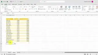 How to Create a Table in Excel  - Step by Step