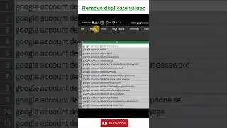 how to delete duplicates in excel | remove duplicates in excel
