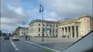 Berlin Boulevard. Driving Down Unter den Linden | Virtual Tour in the Heart of Germany's Capital