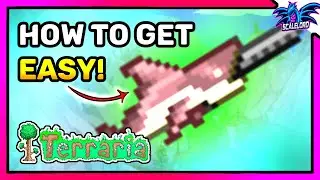 How to Make the Mega shark (Easily!) | Terraria 1.4 Mega Shark Guide