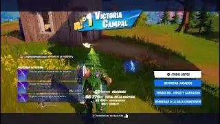 Mi primera victoria en solitario [ Fortnite PS4 ]