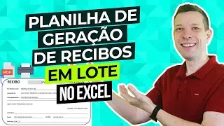 Planilha de Recibos em Excel PDF e Impressão em Lote VBA