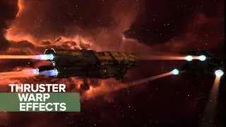 EVE Online - New Thruster Warp Effects