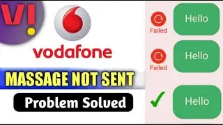 vodafone message not sending | vodafone sms not sending | message not sent problem vodafone | fix