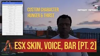 Install ESX Voice, Custom Character, dan Hunger(Bar Lapar) [ESX Part 2]